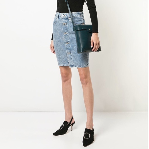 Levi’s mom jean skirt button front size 26 - Picture 6 of 6